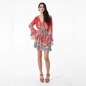 Spell & the Gypsy Collective Lotus playdress ruby red size XS mini dress